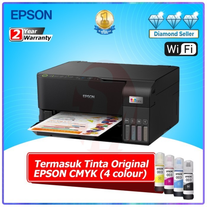Printer Epson L 3550 Multifungsi Print Scan Copy Wireless