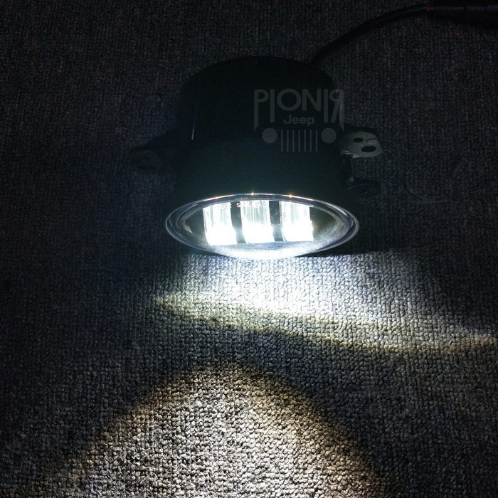 Foglamp Jeep Wrangler Jk Led 4 Inch Lampu Led Bemper Offroad