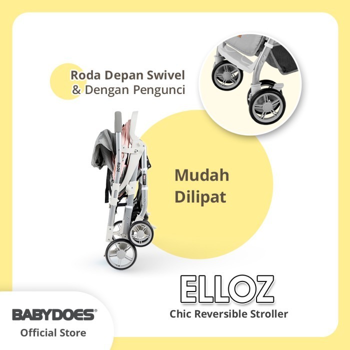 Babydoes Stroller Ch 324 Elloz Chic Reversible