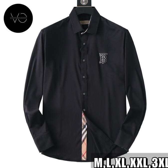 Kemeja Putih Polos Lengan Panjang Pria Branded  Raymondusra