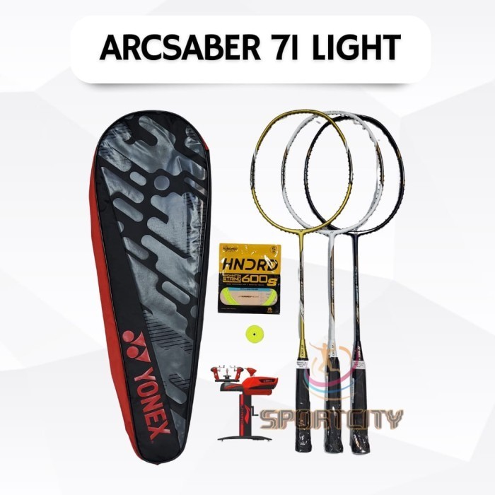 Raket YONEX ARCSABER 71 Light & NANORAY 70 Light Original