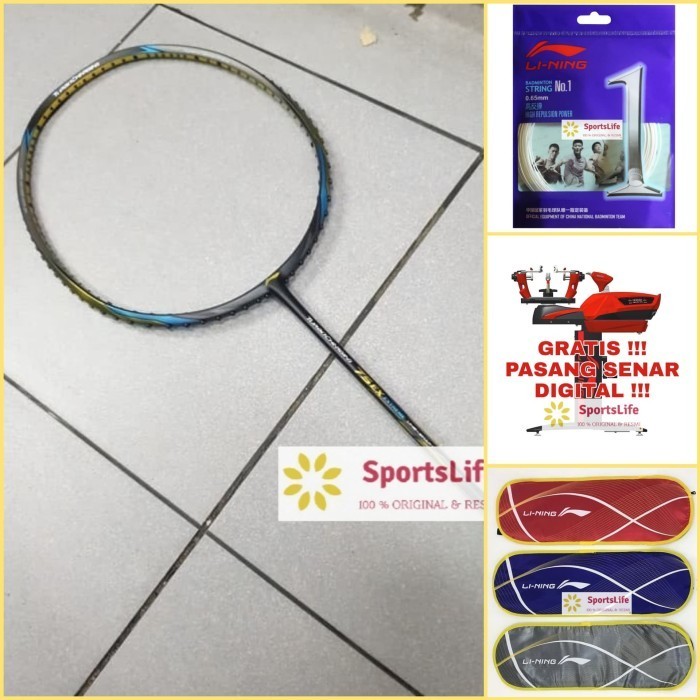 RAKET BADMINTON LINING TURBOCHARGING 75 EXTREME / EX ORIGINAL