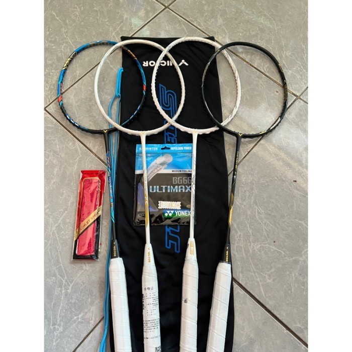 RAKET BADMINTON VICTOR THRUSTER F FALCON PUTIH