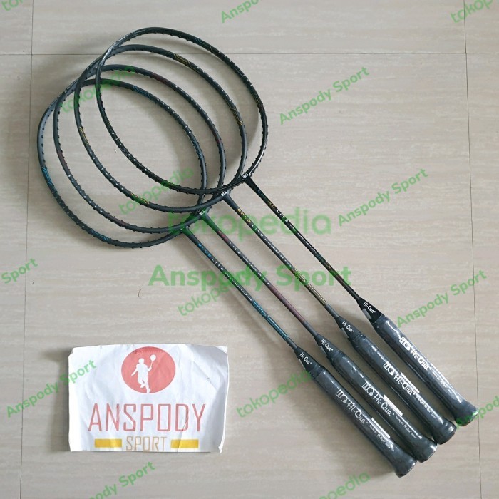 RAKET BADMINTON HIQUA BLUE RED GOLD CHAMO LITE MAX 32LBS