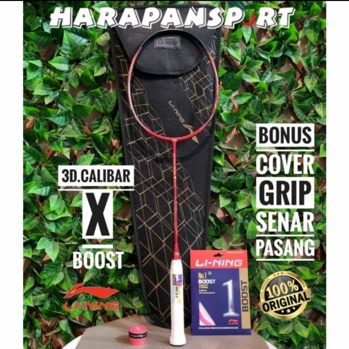 RAKET BADMINTON LINING 3D CALIBAR X BOOST ORIGINAL 3 D CALIBAR LINING