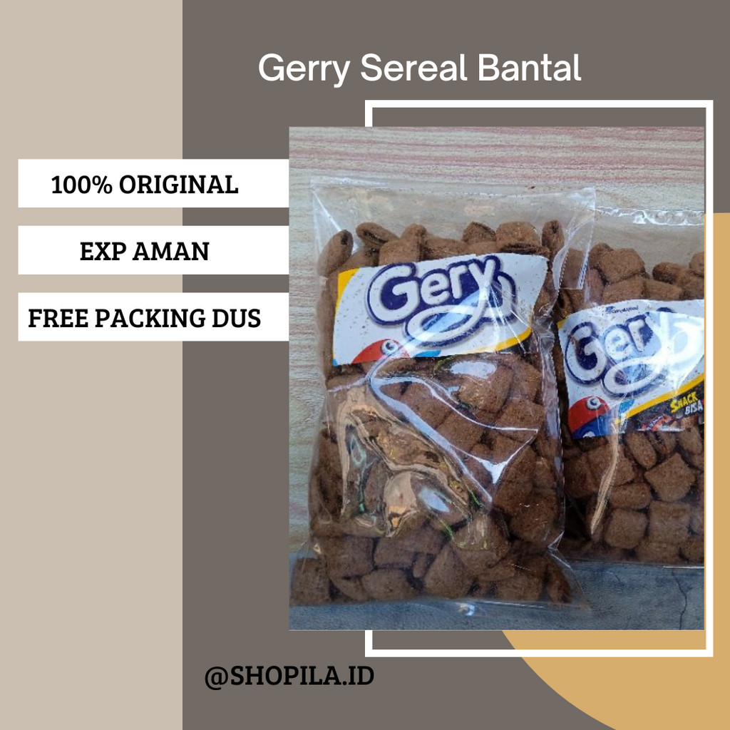 

Gery Sereal Snack Bar Repack Kiloan 250 gr Shopila