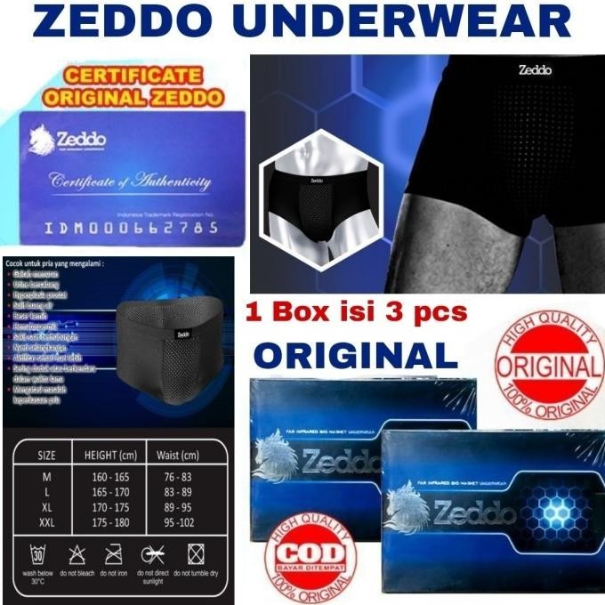 PROMO! ZEDDO CELANA DALAM MENINGKATKAN VITALITAS -PAKET 2 CELANA