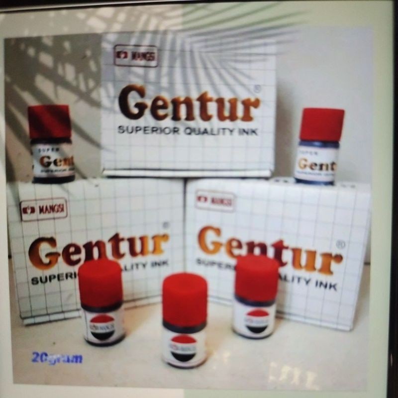 

TINTA GENTUR MANGSI GENTUR bahan pena aswad