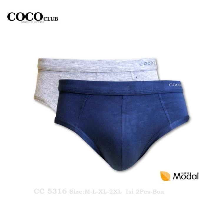 Celana Dalam Pria COCO 5316 ISI-2 Pcs/Pack Bahan Modal
