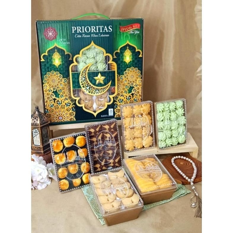 

CR - Laris manis Prioritas - kuker Favorite - Favorite cookies - parcel kue kering - bingkisan idul fitri TERLARIS