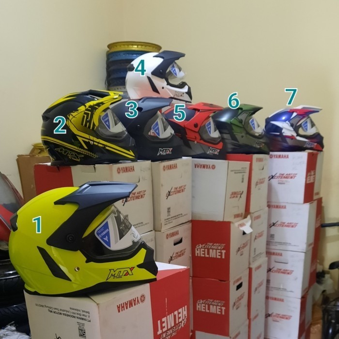 Helm Mtx Full Face Cross