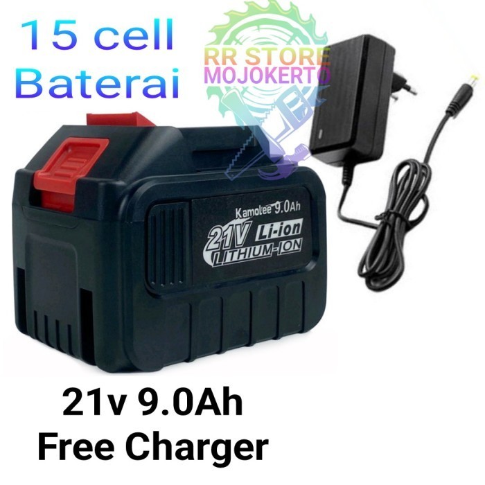 NEW Baterai Batre 18v 5.0Ah kamolee Makita LXT + Charger