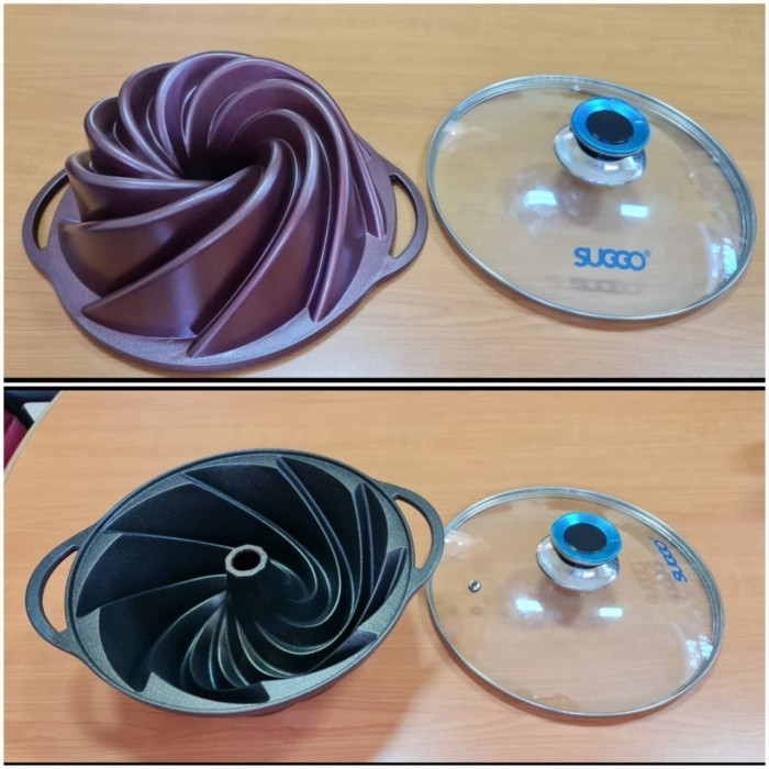 LOYANG BOLU SUGGO 24 CM TULBAN MULTIPAN. CETAKAN KUE BOLU
