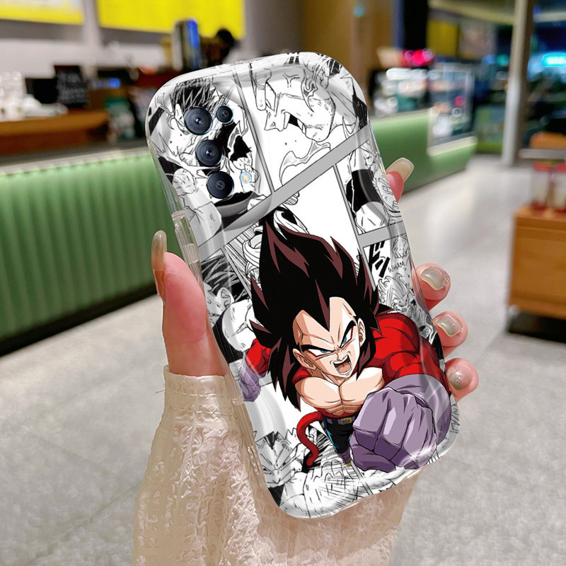 Casing Hp OPPO Reno 5 4G Reno 5 5G Reno 5K 5G Case  sarung HP pola Vegeta casing ponsel lembut Softc