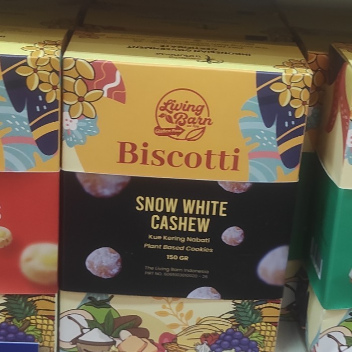 

><><><] LIVIBG BARN BISCOTTI SNOW WHITE CASHEW 150 GR