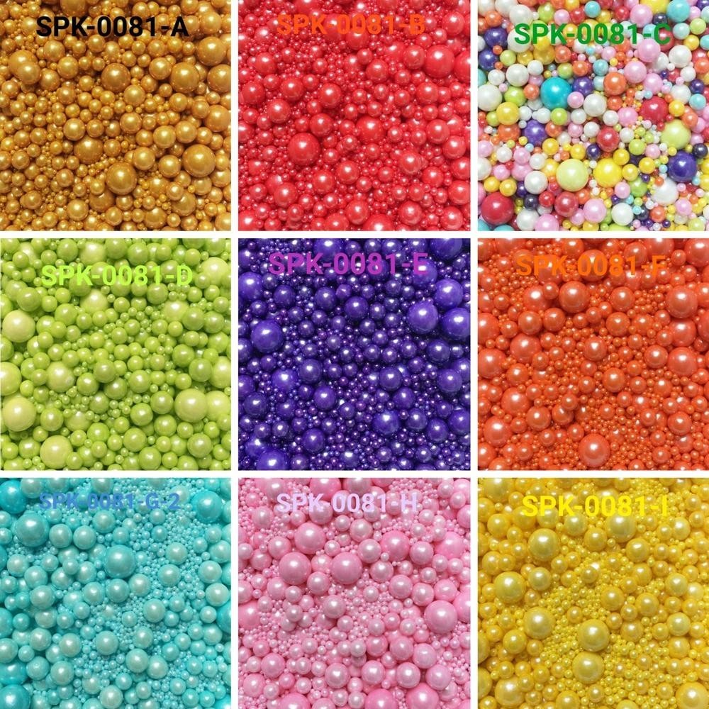 

New Gr-Spk-0081 Sprinkles Sprinkle Sprinkel 1Kg 1Kilo Mutiara Mix Trimit Grosir Murah Cake Decoration Terlaris