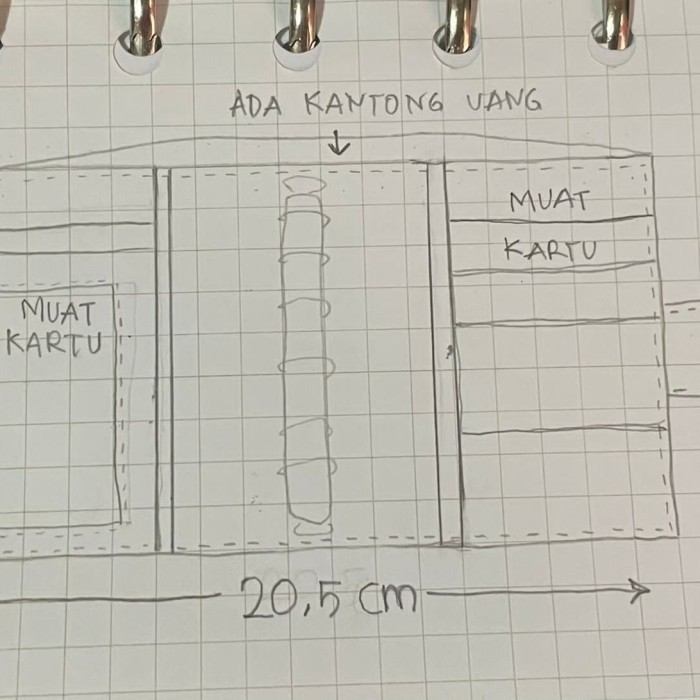 

BARANG TERLARIS SAVING WALLET BINDER WITH CARD HOLDER EXCLUSIVE DESIGN GENUINE LEATHER