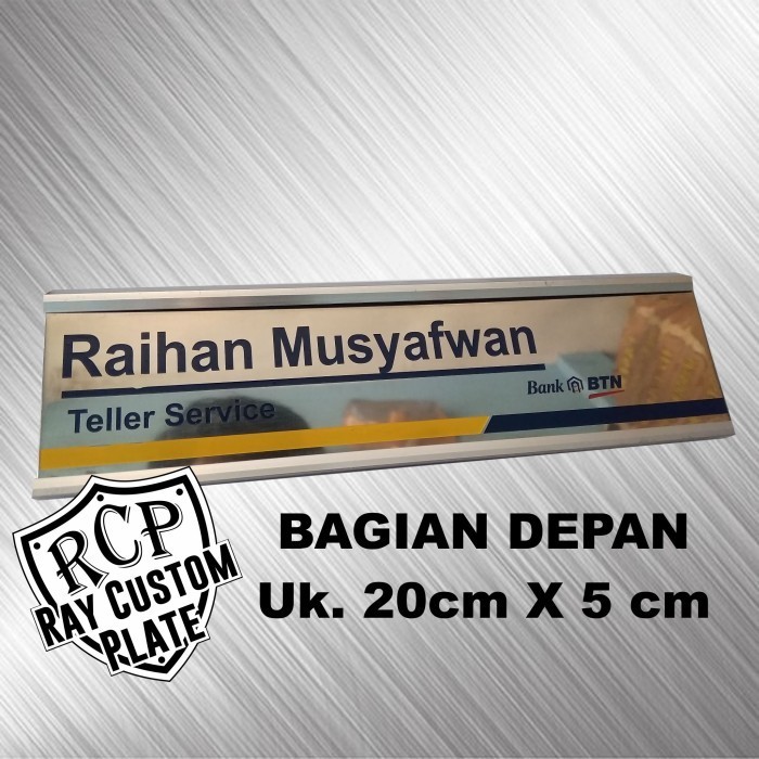 

BARANG TERLARIS Name Desk / Papan Nama Meja, Resepsionis, Teller, Kasir dll.