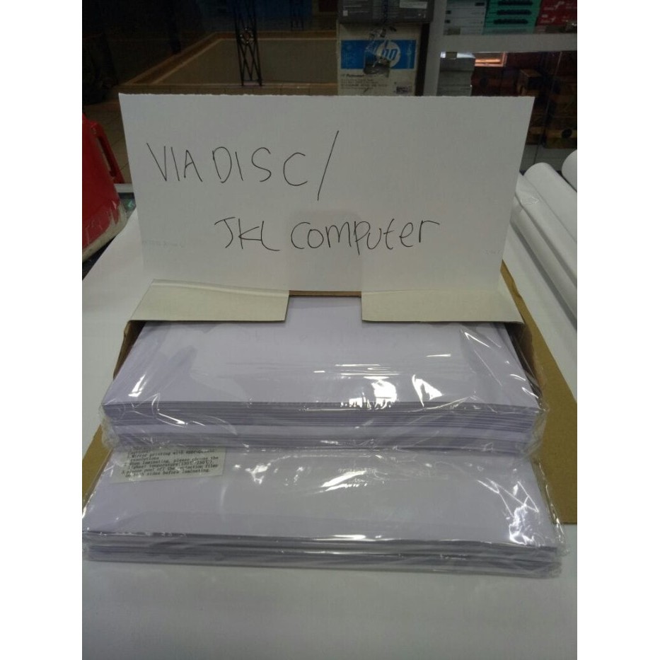 

BARANG TERLARIS Bahan id card / pvc kartu polos/ bahan kartu atm/ idcard/pvc card