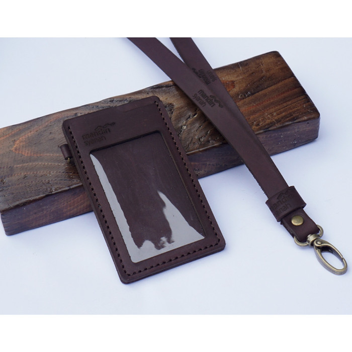 

BARANG TERLARIS ID CARD HOLDER KULIT CUSTOM NAMA & INTANSI/PERUSAHAAN model basic