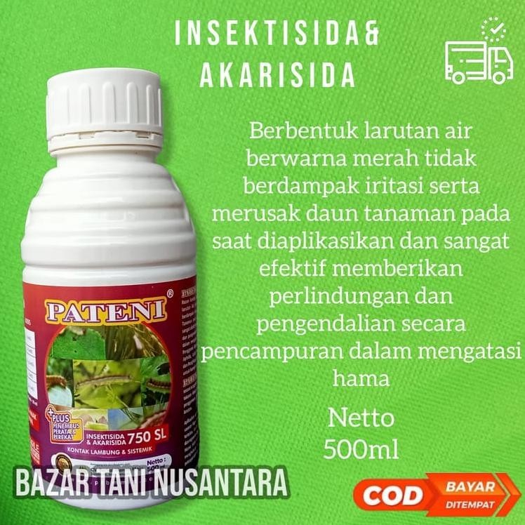 New Pateni Akarisida 750Sl Insektisida Dan Akarisida 500 Ml Kontak Lambung Asefat Klorfenapir Beta S
