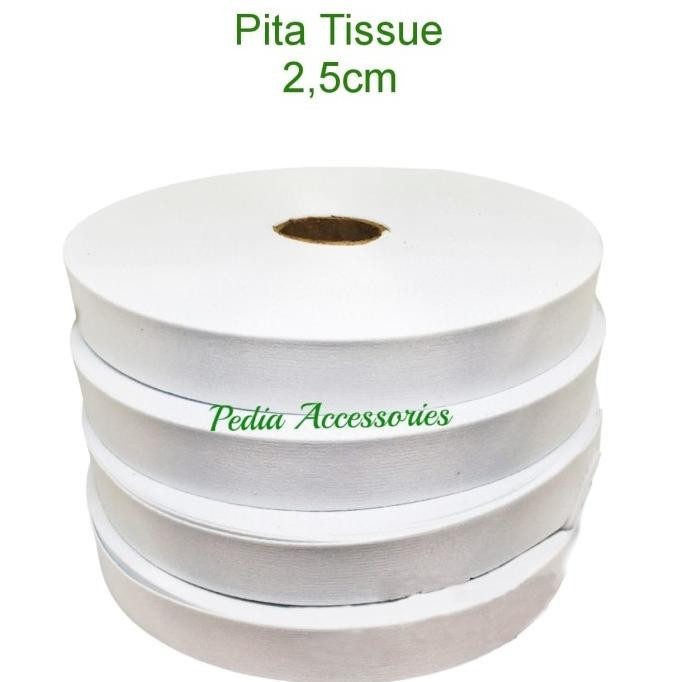 

Tali Tissue Pita / Tali Pita Tissue Id 2,5Cm Per Roll Kualitas Premium