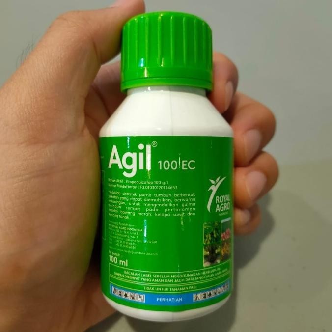 New Agil 100 Ec Isi 100 Ml - Herbisida Selektif Tembakau Bawang Merah Cabai Tomat Obat Suket Rumput 