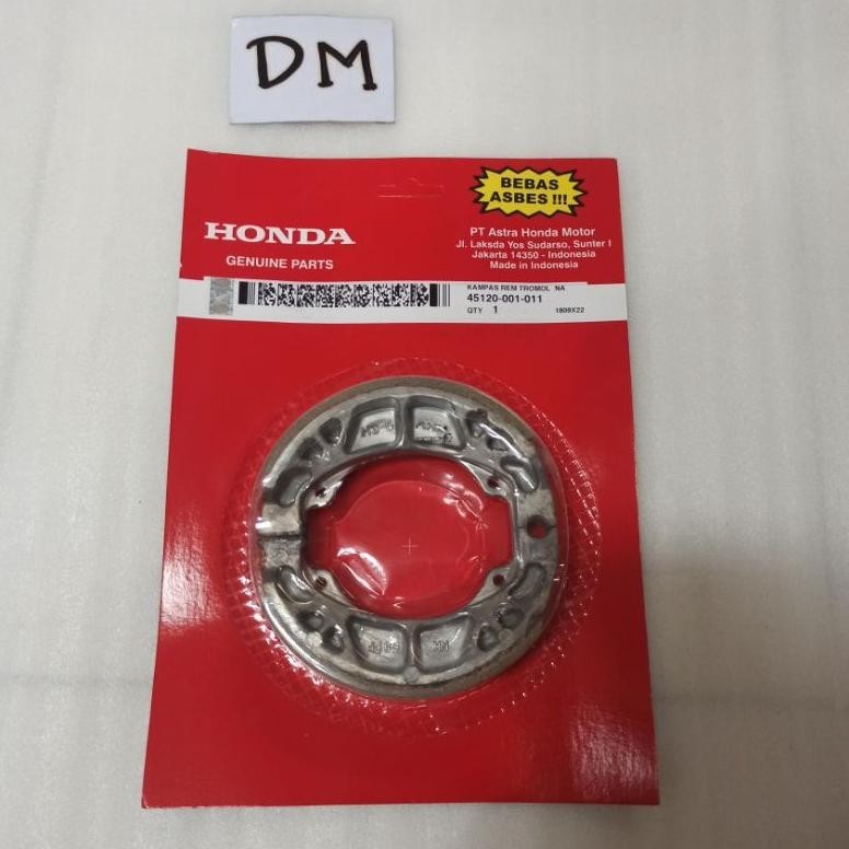 Barang Murah.Co Kampas Rem Tromol Depan Belakang Grand Supra X Fit Lama Prima Star Win Legenda 45120