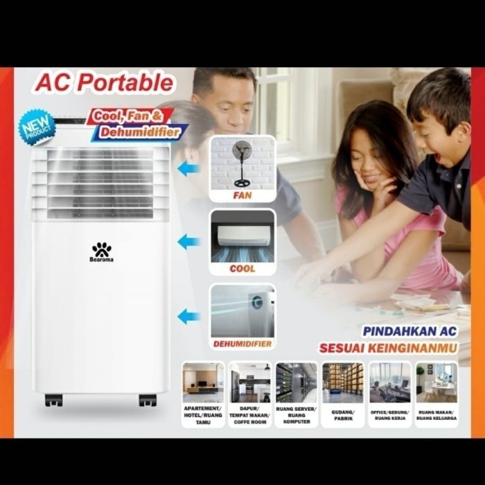 AC Mini Portable 1/2pk | Bearoma rockstar 0.5pk 1/2 0.5 pk 465w