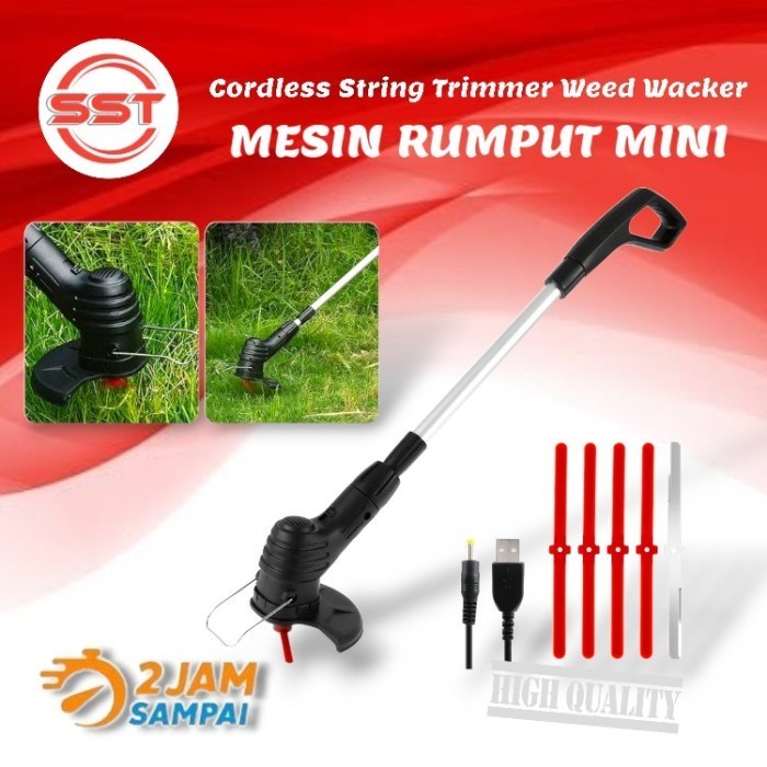 Mesin Potong Rumput Batrai Cordlles Mesin Potong Rumput listrik Mini