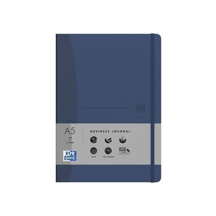 

Berkualitas OXFORD Business SIgnature A5 Blue Ruled Journal