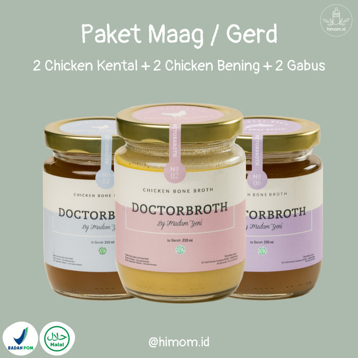 

Paket Maag / Gerd 6 jar Doctor Broth - kaldu Tulang