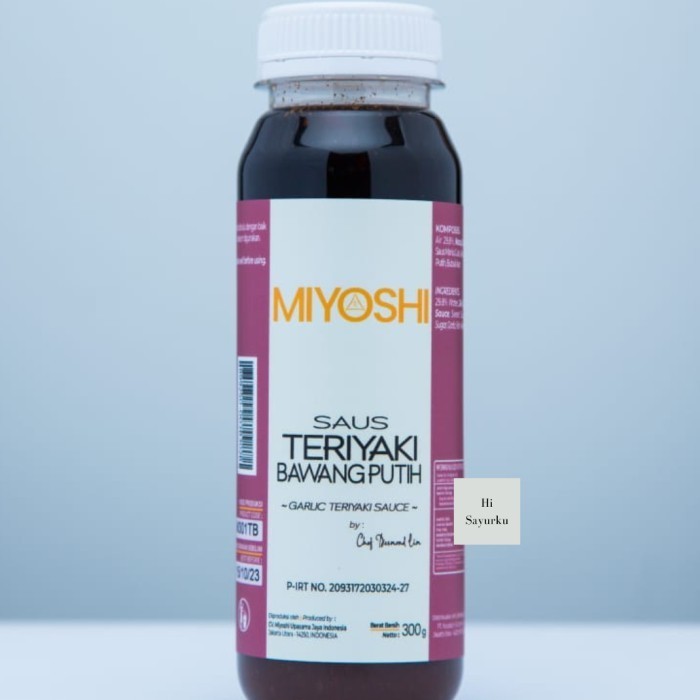 

MIYOSHI SAUS TERIYAKI BAWANG PUTIH - MIYOSHI GARLIC TERIYAKI SAUCE