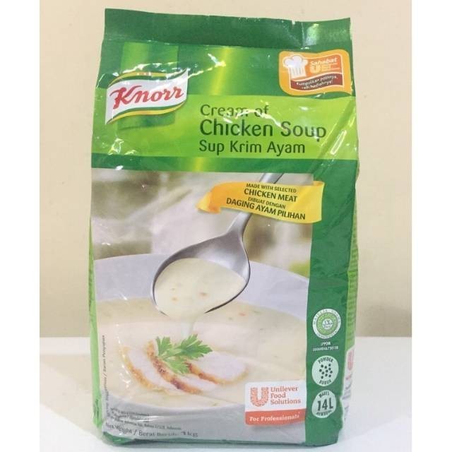 

Knorr Cream Chicken Soup 1kg sup krim