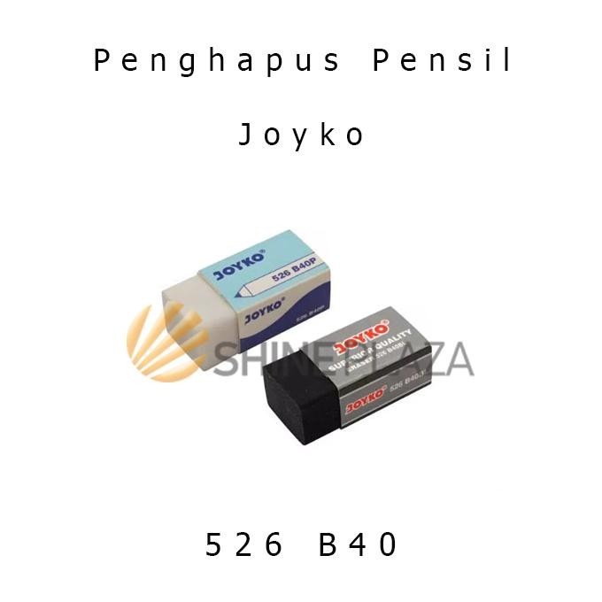 

Penghapus Pensil Putih Hitam Kecil Joyko 526 B40 - Pencil Eraser Joyko Q55