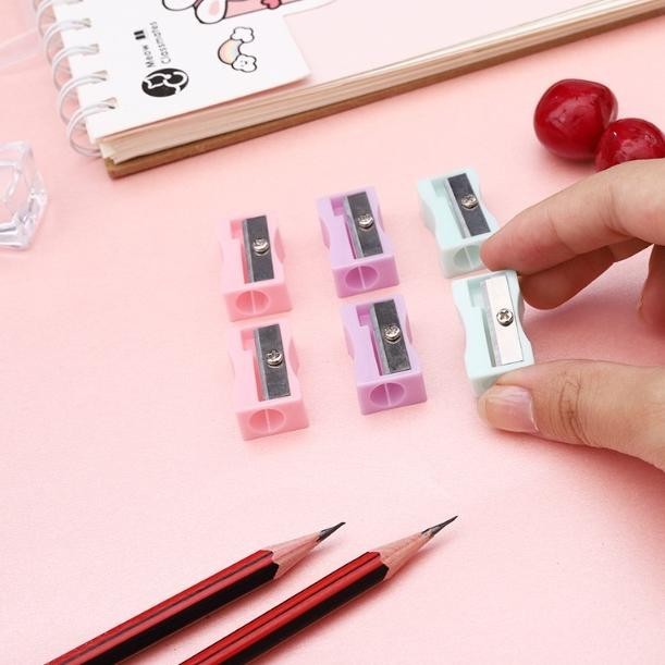 

Mini Pensil Sharpener Macaron Color / Rautan Asahan Kecil Warna Pastel Macaron Q55