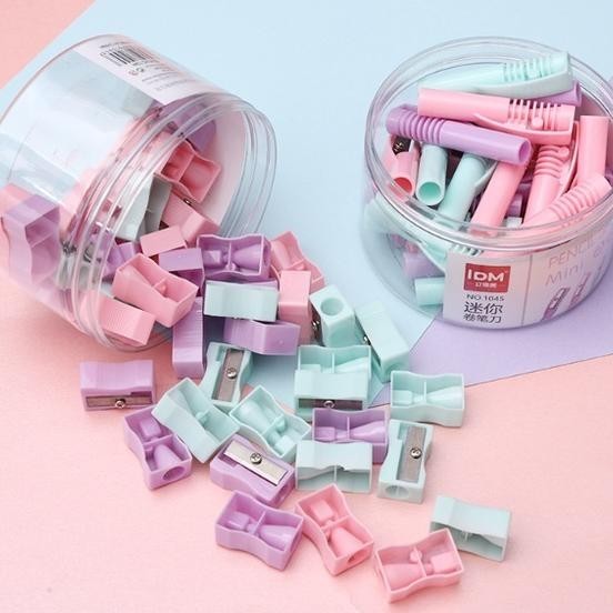 

mini pensil sharpener macaron color / rautan asahan kecil warna pastel macaron q204