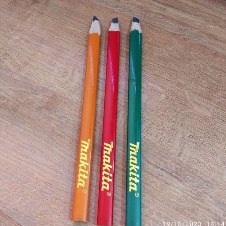 

pensil makita panjang 18cm / pensil tukang merk makita asli q218