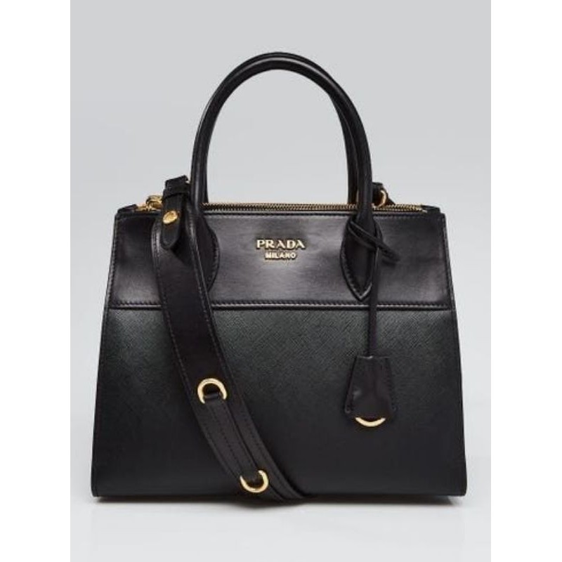 Prada Saffiano City Calfskin Leather Authentic