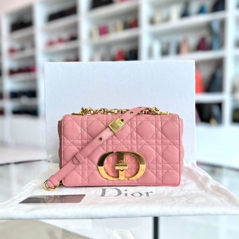 Dior Caro Small Light Pink Authentic Mulus