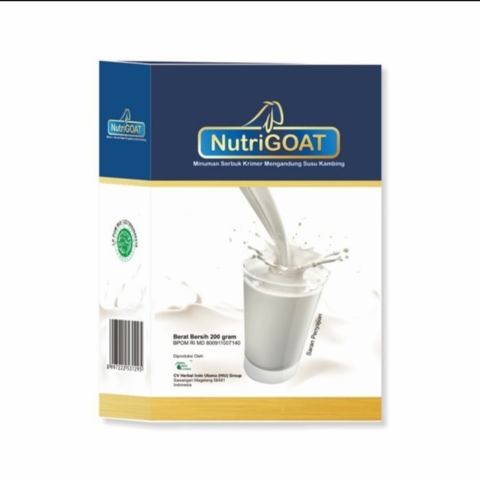 

Nutrigoat- Minuman Sehat Susu Kambing Etawa 1 Karton Isi 12 Box @200Gr