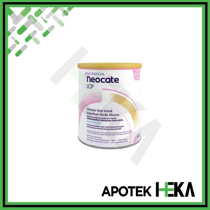 

Neocate Lcp 400 G - Susu Formula Alergi Susu Sapi 0-12 Bulan