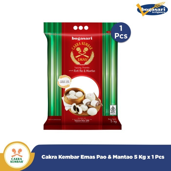 

PROMO Cakra Kembar Emas Pao & Mantao 5 Kg x 1 Pcs