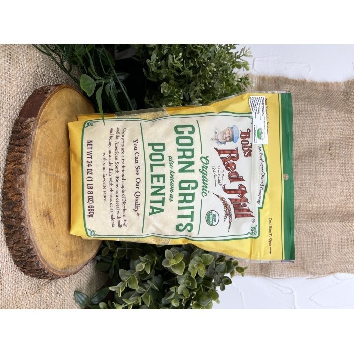 

JUAL Hnfh01 Bob'S Red Mill Organic Corn Grits / Polenta 680 Gram Stokbaru