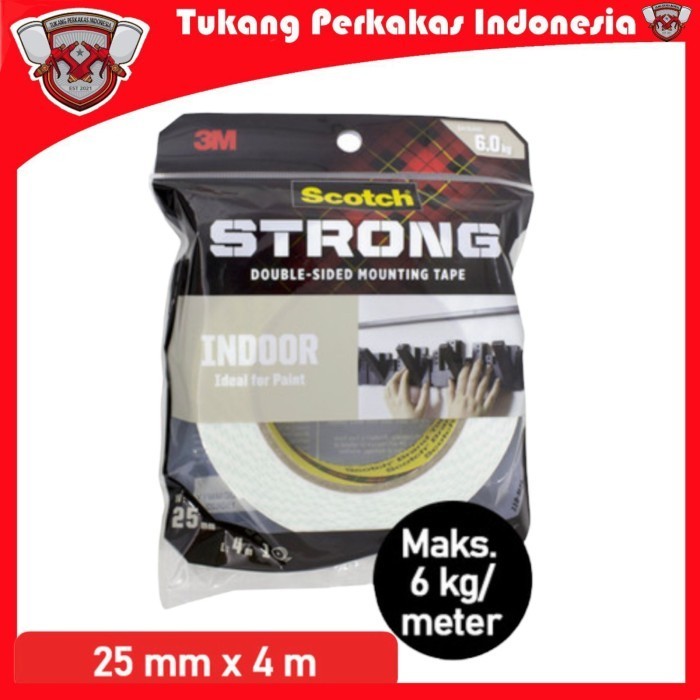 

HARGA DISKON Scotch 3M Perekat isolasi indoor mounting tape 110-M25 25 MM 4 M