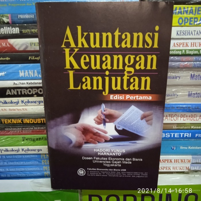 

Buku Akuntansi Keuangan Lanjutan edisi pertama karangan Hadori Yunus