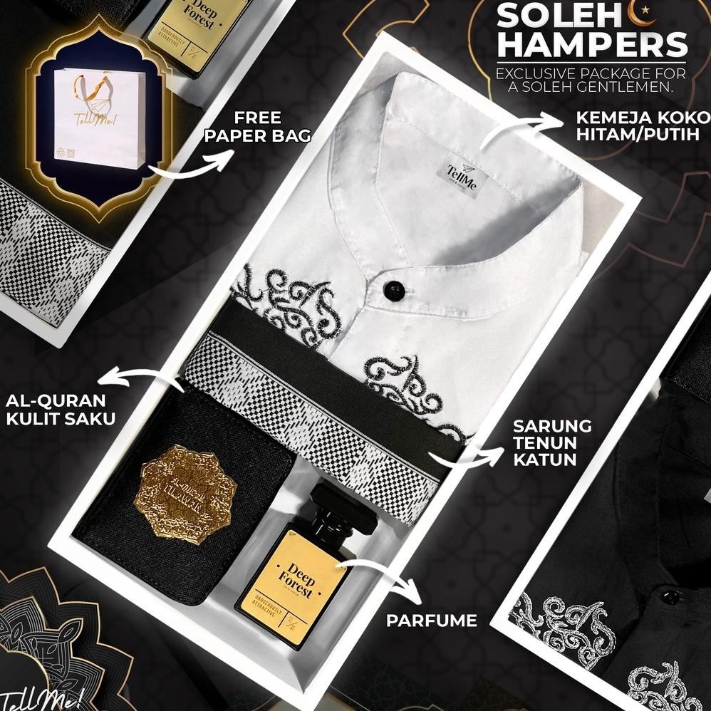Hampers Cowok Muslim Hadiah Lebaran Ramadhan Idul Fitri Ulang Tahun Sholat Black Edition