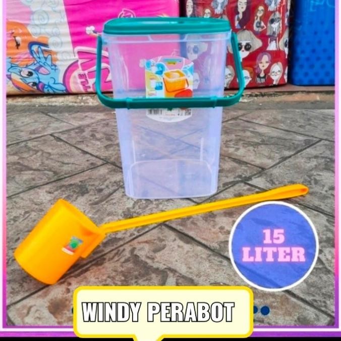 

Toples Es Buah 15 L+Gayung//Aquarium Es Kelapa (Green leaf). BS88