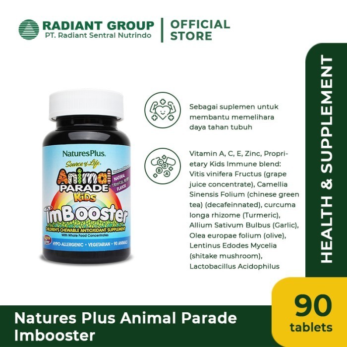 Natures Plus Animal Parade Kids Immune Booster