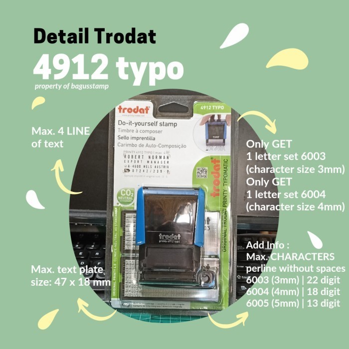 

Terlaris Stempel Trodat Typo 4912 / Stempel Bongkar Pasang SALE